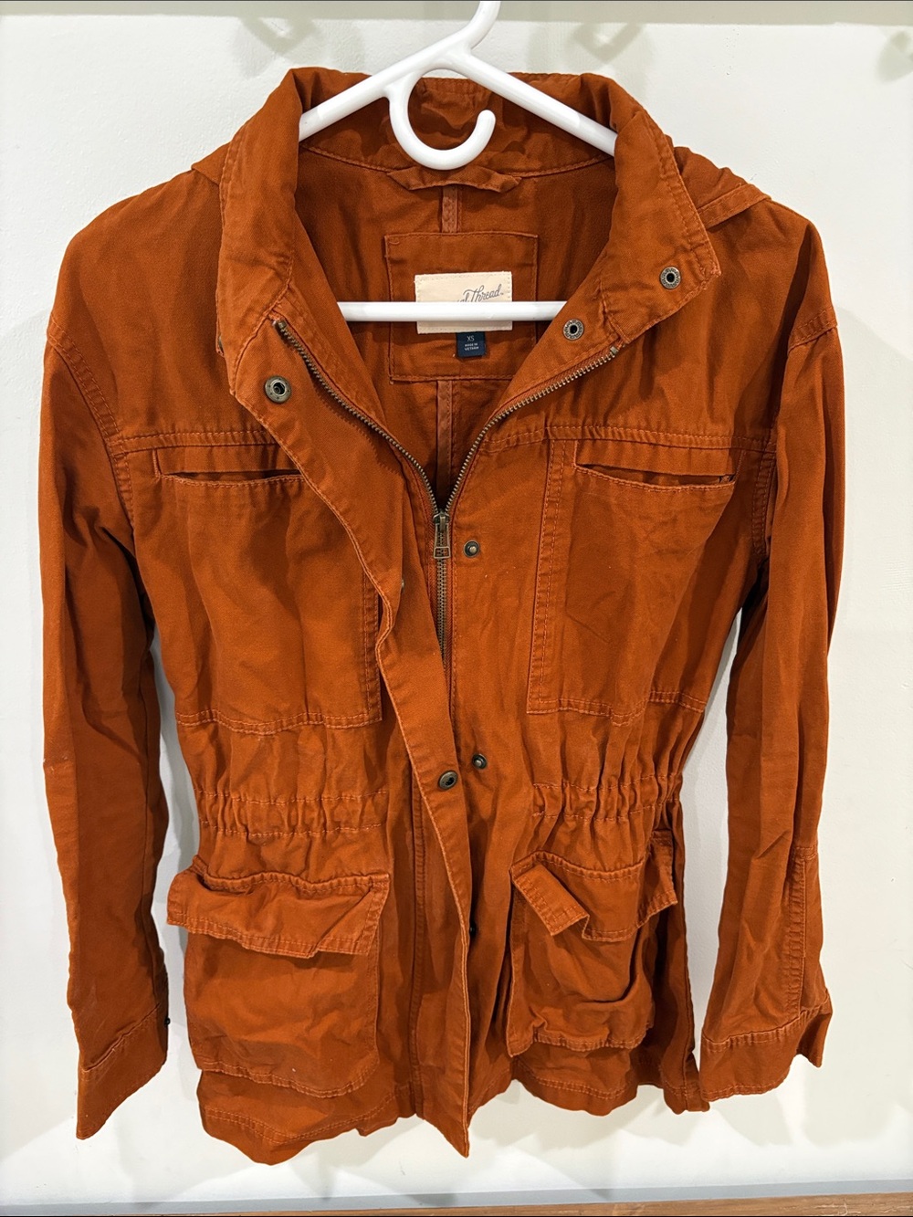 Universal Thread Rust Orange Utility Jacket - Picture 1 of 11